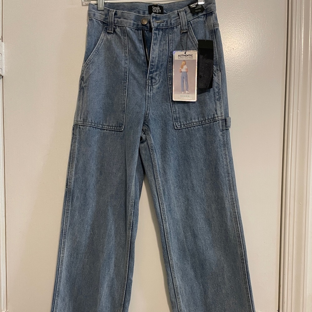 High-Waisted Carpenter Jeans 00/23